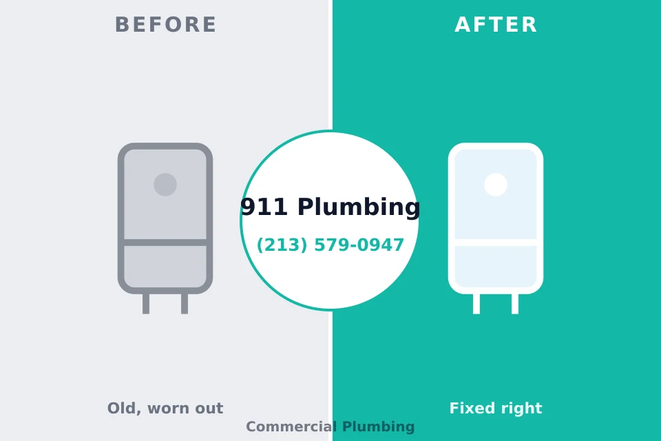Before and after: plumbing company Fayetteville, WV